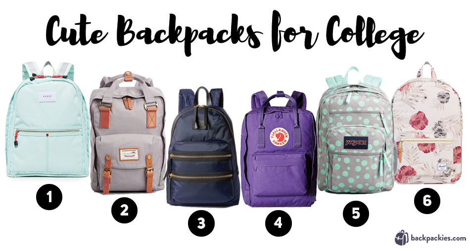 Campus Style: 6 Cute Backpacks for College 2018 | Backpackies